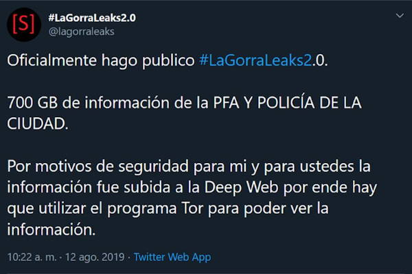 La Gorra Leaks 2.0