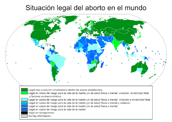 El aborto en el mundo