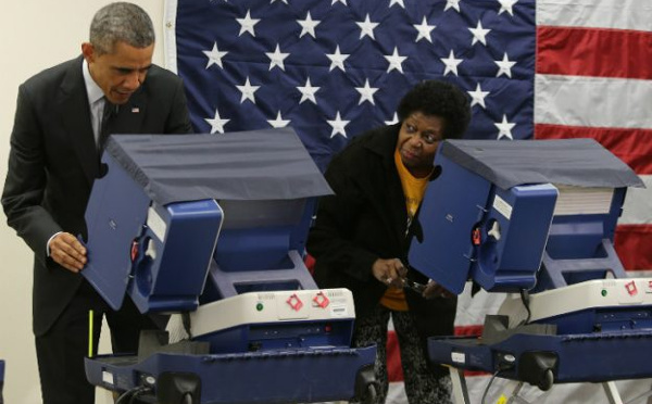 Obama votando