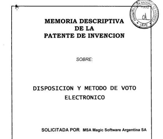 Patente de Vot.Ar