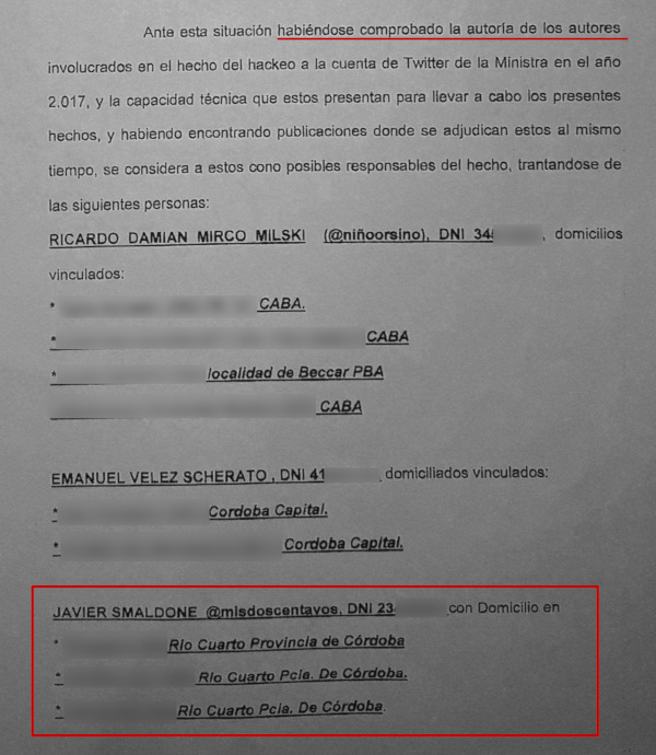 Los nuevos sospechosos