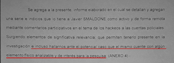 Conclusiones de la policía