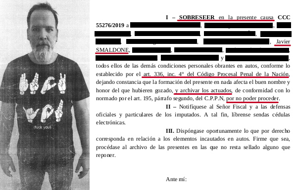 Sobreseído en la causa por #LaGorraLeaks 2.0